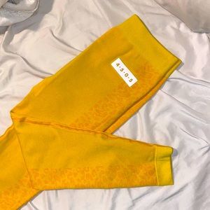 Yellow ASOS Leggings